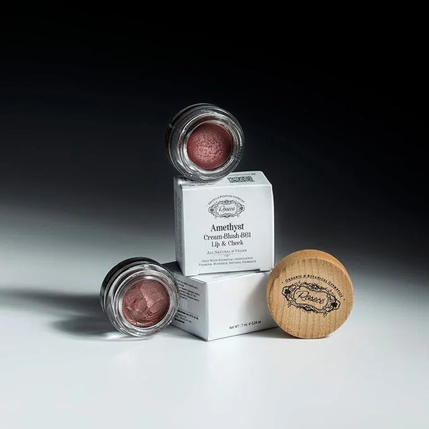 2-in-1 Cream Cheek Blush + Lip Color | Natural Mineral pigment | Soft Lips with natural oils and Vitamin E | 100% Plant in...