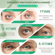 3 Packs 60 Pcs Under Eye Patches, Green+24K Gold+Pink, 30 Pairs Undereye Mask for Puffy Eye Dark Circle Treatment, Collage...