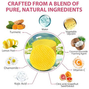 Turmeric face scrub pads, 60pcs