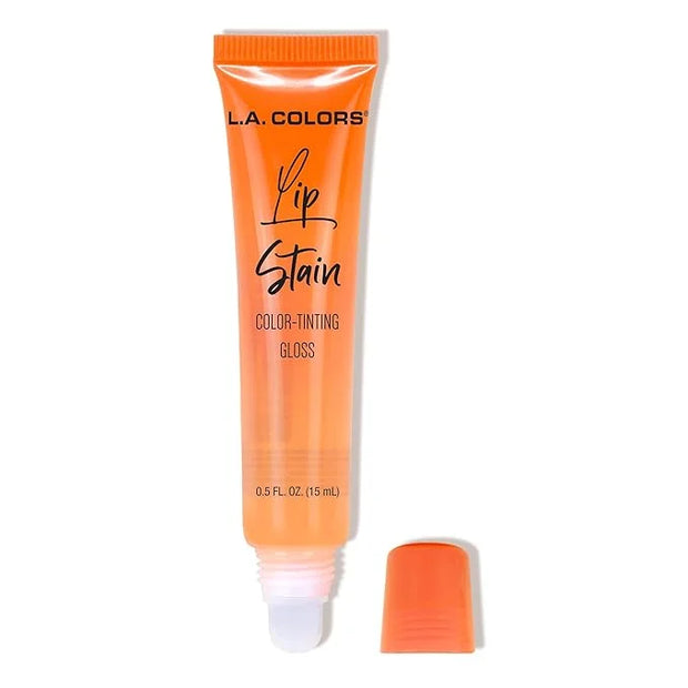 L.A. COLORS Lip Stain Color Tinting Gloss, Posh Peach CLG450 - Product Image