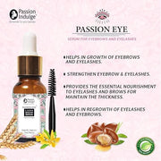 Eyelash Growth Serum | Organic Eyebrow Serum, Reduces thinning of lash & brow Infused with Castor Oil | Helps regrowth Nat...