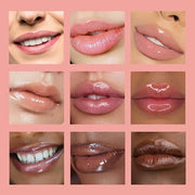 3 PCS Hydrating Lip Glow Oil Lip Stain, Moisturizing Nourishing Lip Gloss,High Shine, Smooth Finish Gloss Tinting And Non-...