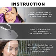 30 PCS Face Shield for Shower, Clear Eyebrow Shower Visor for Adults Eyelash Extensions, Eyelid Surgery, Lash Aftercare fo...