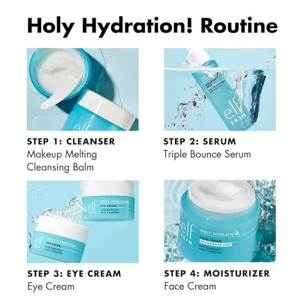 e.l.f. SKIN Mini Holy Hydration! Face Cream, Moisturizer For Nourishing & Plumping Skin, Infused With Hyaluronic Acid, Veg...