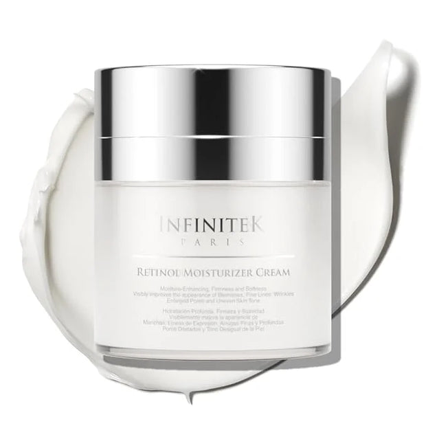 Infinitek Paris Retinol Face Moisturizer Night Cream - Premium Skin Care with Collagen & Vitamin E. Advanced Anti-Aging an...