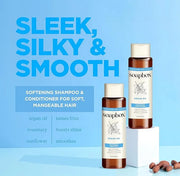 Soapbox Argan Shampoo & Conditioner Set, Volumizing, Vegan, Color Safe, Harsh Sulfate & Silicone Free, 1 Liter Each (Pack ...