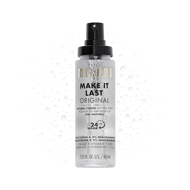Milani Make It Last Original - Natural Finish Setting Spray 3-in-1 Setting Spray and Primer- Prime + Correct + Set Makeup ...