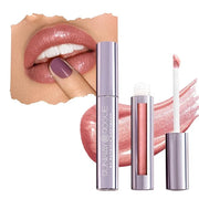 Runway Rogue LuxGloss Lip Gloss, High-Pigment Shimmery Muted-Rose Lip Gloss, ‘Strike a Pose’ - Product Image