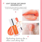 3Pcs Plumping Lip Oil, Hydrating Lip Gloss Tinted Lip Balm Lip Care Transparent Toot Lip Oil, Long Lasting Nourishing Lip ...