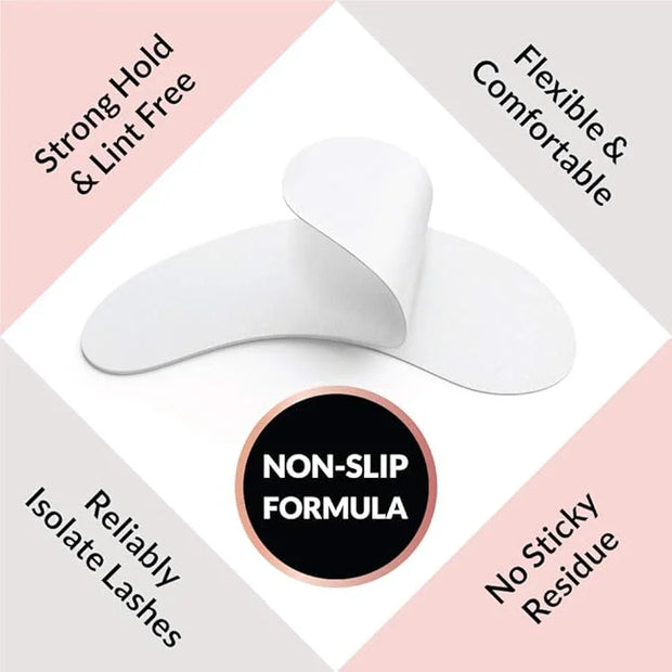 100 Pairs Under Eye Pads & Eyelash Extension Remover Gel | Lint Free Hydrogel Eye Patches for Lash Extensions & Lift | Eff...