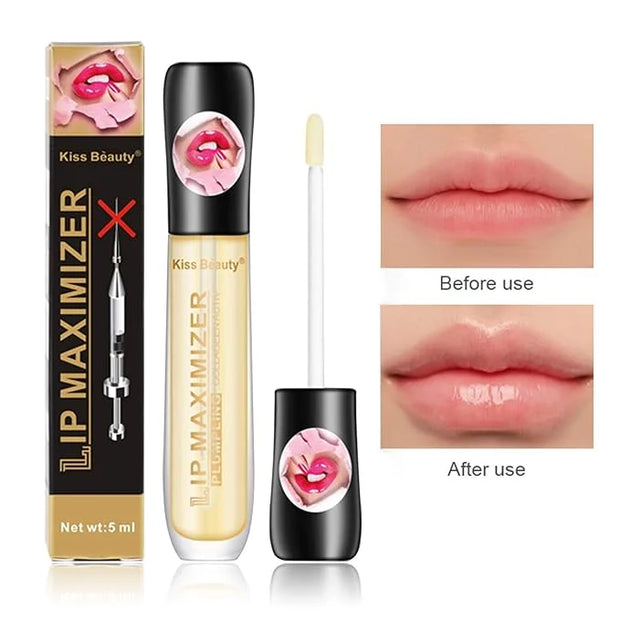 GL-Turelifes Lip Plumper Lip Gloss, Lip Maximizer Balm Plumper Lip Extreme Volume, Heathly Enhancer Hydrated Lips, Moistur...