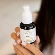By Nature Gel Face Moisturizer - 10% Vitamin C + Collagen Peptide Brightening Moisturizer for Face and Neck - Energize and...