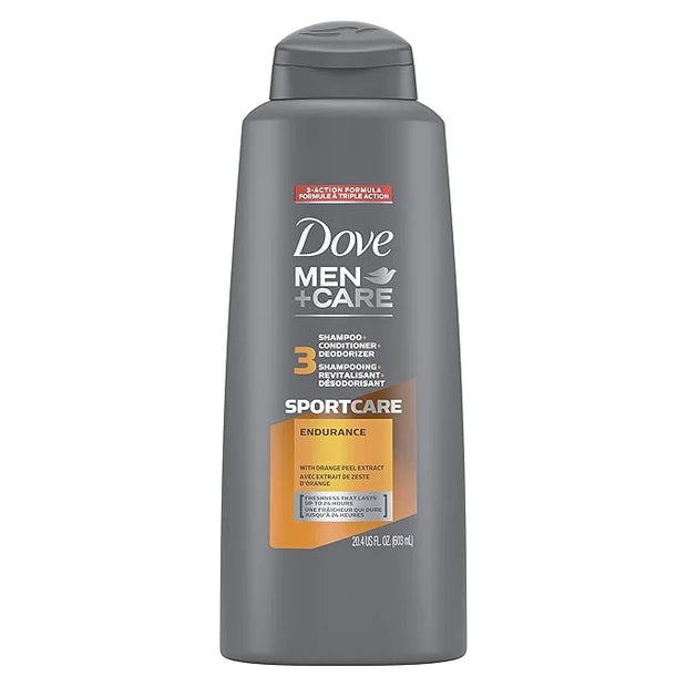 DOVE MEN + CARE SportCare 3 in 1 Shampoo for Menâ€™s Hair Endurance+Comfort Cleans and Conditions Better Than Regular Sham...