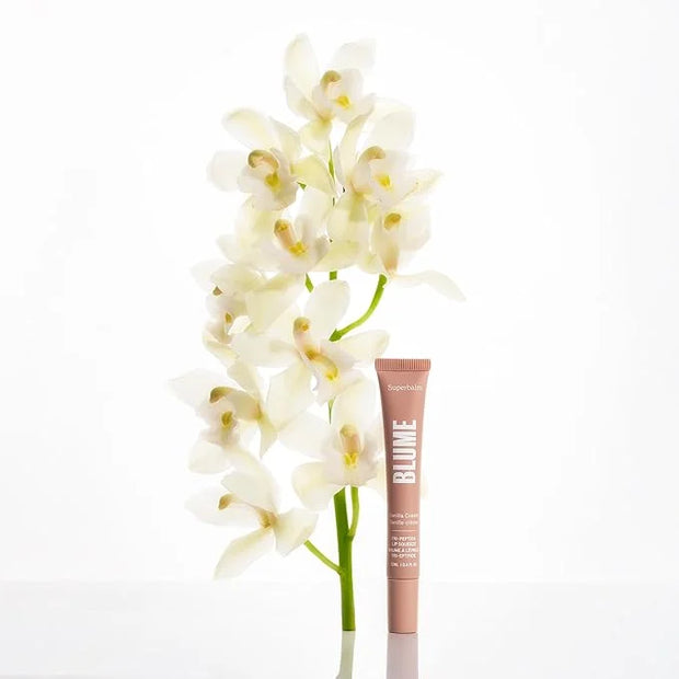 Blume Tri-Peptide Vanilla Lip Balm - Superbalm Lip Moisturizer with Shea Butter and Squalane to Deeply Hydrate & Heal Dry,...