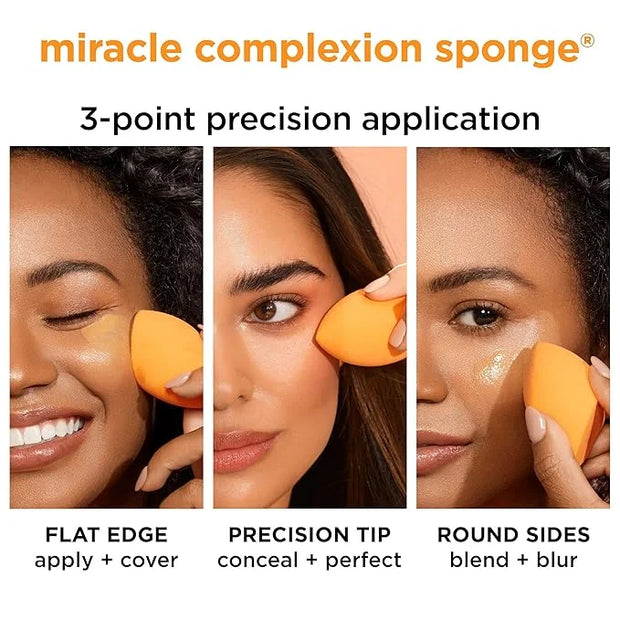 Real Techniques Ultimate Makeup Sponge Trio, Makeup Blending Sponges, For Liquid, Cream, & Powder Products, Powder & Found...