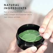Pacinos Under Eye Gel Patches - Eliminates Puffiness, Smoothes Wrinkles, Brightens Under Eye Darkness, Firms & Tightens Sk...