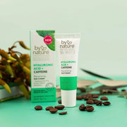 By Nature Botanicals Hyaluronic Acid & Caffeine Under Eye Cream - Firming & Refreshing Eye Cream for Dark Circles - Skinca...