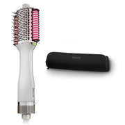 Shark HT212 SmoothStyle Heated Comb + Blow Dryer Brush with Heat Resistant Storage Bag, Dual Mode, for All Hair Types, Sil...