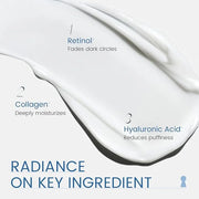 Retinol Eye Cream for Dark Circles: Anti-Wrinkle Under Eye Cream - Night Care Eye Cream Reduces Eye Bags - Product Image