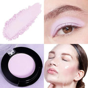 Monochrome Matte Eyeshadow Makeup Palette, Highly Pigmented Light Purple Eyeshadow Palette, Matte Pressed Powder Eye shado...