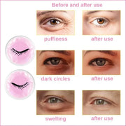 Cold Face Eye Masks Ice Face Mask Hot Cold Compress For Dark Circles, Puffiness, Migraines, Headache, Stress, Redness, Coo...