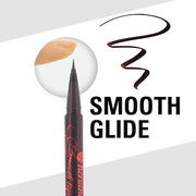 Heroine Make by KISSME Waterproof Smooth Liquid Eyeliner, Japanese Eye Makeup for Smudge-free, Super Keep Brown Black - Pr...