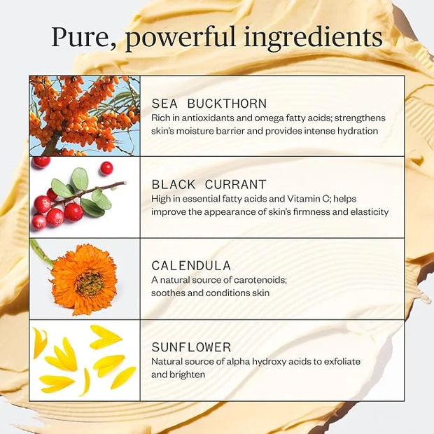 Ursa Major Golden Hour Face Moisturizer | Vegan Recovery Cream for Daily Facial Moisturizing | Repair & Hydrate | Natural ...