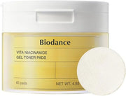 Biodance Vita Niacinamide Gel Toner Pads, Dark Spot Corrector, Evening Skin Tone, Hydrating for Sensitive Skin, Gentle Exf...