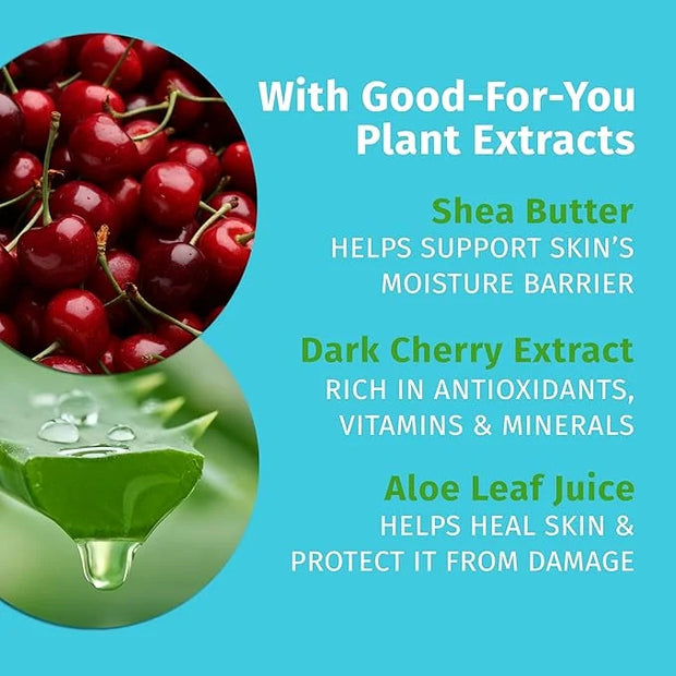 Hempz Dark Red Cherries Lotion, Ultra Hydrating Moisturizer for Body, Hands and Feet 17 oz. - Product Image