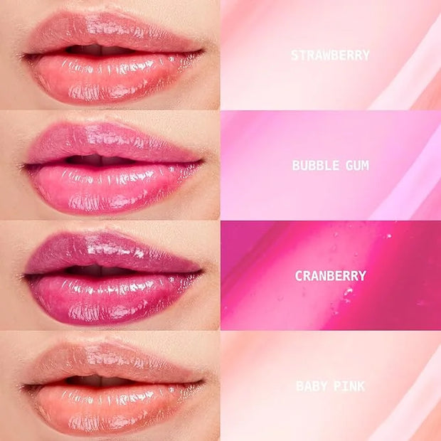 Ruby Kisses Lip Oil Booster, Hydrating Lip Gloss with Nourishing Natural Oil Blend, Jumbo Wand for Easy Application, Non-S...