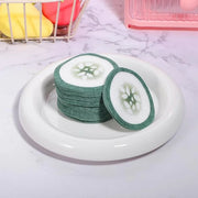 100pcs Under Eye Pads Disposable Cucumber Print Non-Woven Eye Patches Eyelash Pad DIY Eye Care Tool for Home Travel and Sa...