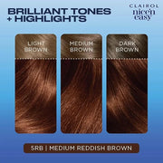 Clairol Nice'n Easy Permanent Hair Dye, 5RB Medium Reddish Brown Hair Color, Pack of 1 - Product Image