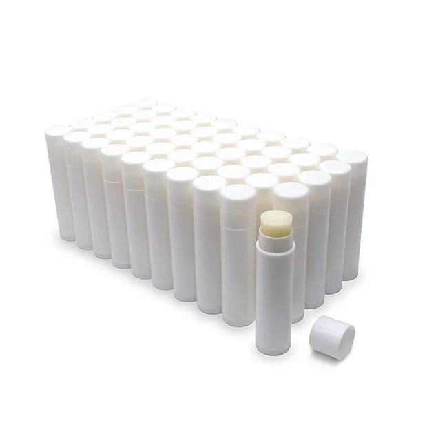 Natural Cherry Lip Balm Bulk, Unlabeled Labels