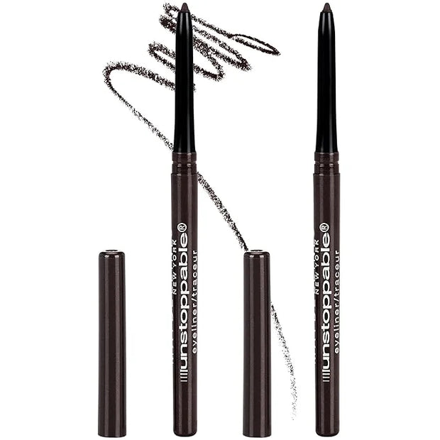 Maybelline Unstoppable Waterproof Mechanical Brown Eyeliner Pencil, Easy to Apply, Smooth Glide, Up to 24 Hour Wear, Espre...