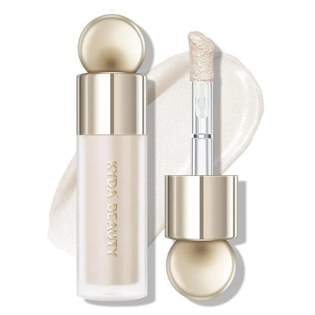 KYDA Liquid Highlighter, Natural Shimmer Tinted, Lasting Glossy Finish, Silky Creamy Lightweight Cover, Radiant Glow Face ...