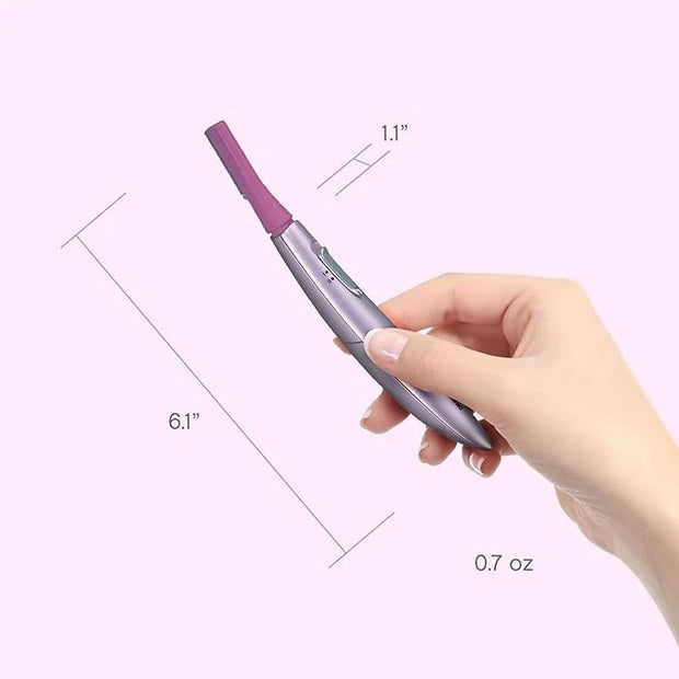 Panasonic Women’s Facial Hair Remover and Eyebrow Trimmer with Pivoting Head, Includes 2 Gentle Blades for Brow and Face a...