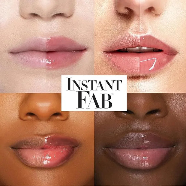 STUDIO LIMITED Instant Fab Crystal Shiny Clear Lip Gloss Long Lasting Ultra Hydrating Plumping Lip Gloss for women girls V...
