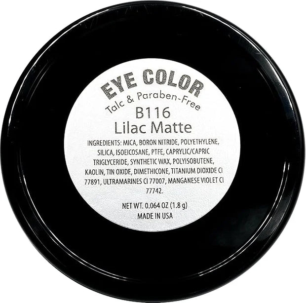 Lilac Matte Soft Light Pink Pastel Purple Lavender Pressed Powder Single Vegan Eyeshadow; Talc, Paraben & Cruelty Free - P...