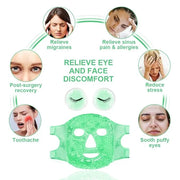 Face Eye Masks for Dark Circles and Puffiness, Migraines, Headache, Stress, Redness, Acne, Cooling Face Masks for Women Ma...