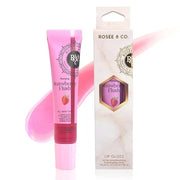 ROSÉE & CO Rosee Lip Gloss Vegan & Cruelty Free Treatment, Professional Make up, Long Lasting Glossy with Shea Butter, Moi...