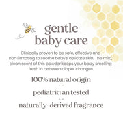 Burt's Bees Baby Dusting Powder, 100% Natural Origin, Talc-Free, Pediatrician Tested, 7.5 Ounces, Pack of 3, Pack May Vary...