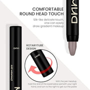 evpct 2Pcs Cream Eyeshadow Sticks Set for Eyes Waterproof, Stone Matte Eye shadow Stick Pencil Pen Bulk sombras en crema p...