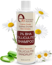 3% BHA Folliculitis Shampoo - Clarifying Shampoo with Salicylic Acid, Tea Tree Oil & Chamomile Extracts - Ideal for Flaky,...