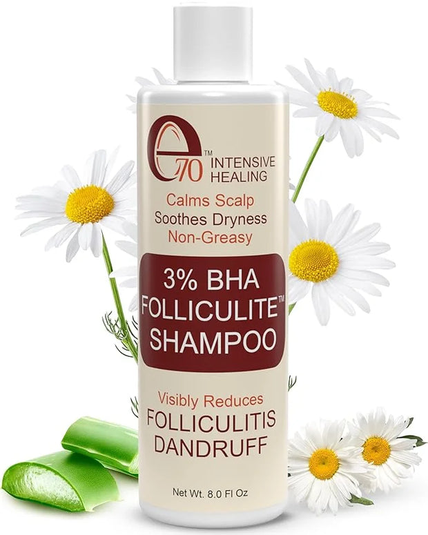 3% BHA Folliculitis Shampoo - Clarifying Shampoo with Salicylic Acid, Tea Tree Oil & Chamomile Extracts - Ideal for Flaky,...