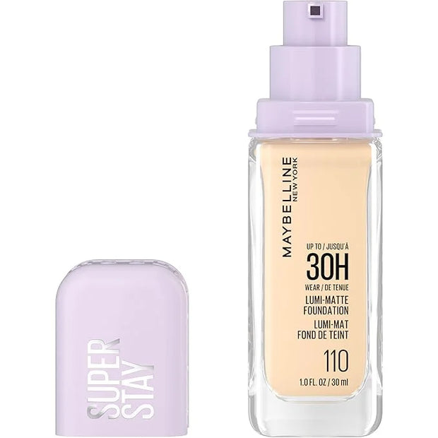 Maybelline Super Stay Lumi-Matte Foundation, Lightweight and Buildable Full Coverage Foundation Makeup For Up To 30HR Wear...