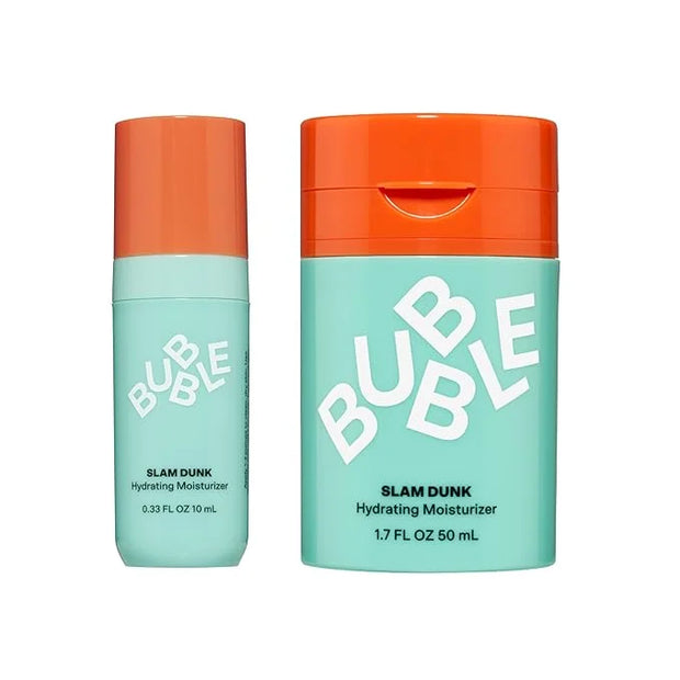 Bubble Skincare Slam Dunk Bundle - Hydrating Face Cream for Dry Skin Made with Vitamin E + Aloe Vera Juice for a Glowing C...
