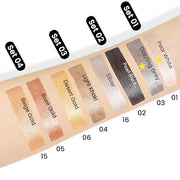 Kaely 2Pcs Cream Eyeshadow Stick Set for Eyes,Pearl White & Pearl Black Shimmer Pen,Eye Brightener Halloween Makeup,sombra...