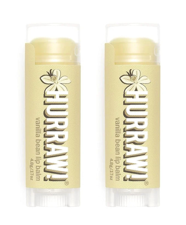 Hurraw! Vanilla Bean Lip Balm, 2 Palm