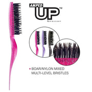 Cricket Amped Up Teasing Hair Brush - Adds Major Volume and Shine, Heat Resistant, Ideal for Slick Back Hair, Updos, and D...