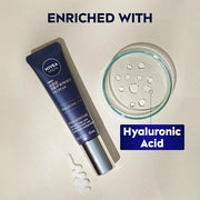 NIVEA Men Age Defense Eye Cream with Hyaluronic Acid, Skin Care Gifts for Dad, 24-Hour Hydrating Under Eye Cream for Men H...